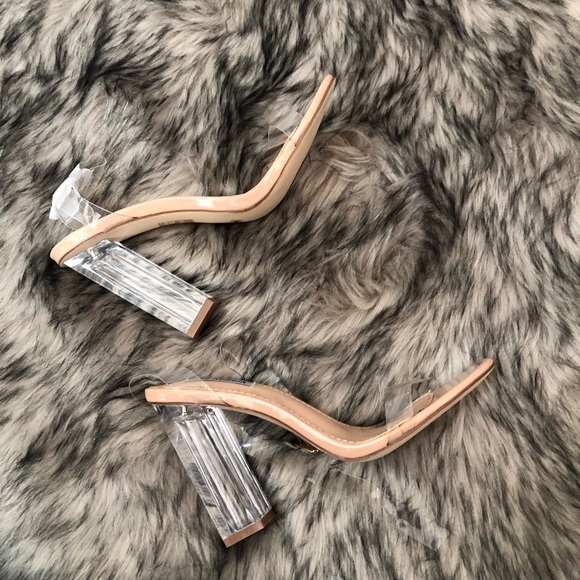 New Cape Robbin transparent heels size 8 - Picture 7 of 8